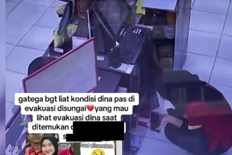 Viral Rekaman CCTV, Diduga Momen Terakhir Dina Oktaviani Pegawai Alfamart yang Dibunuh Atasannya