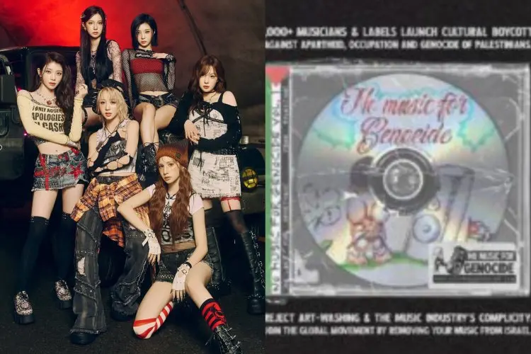 Kep1er jadi Girl Grup Pertama yang Bergabung dengan 'No Music for Genocide' untuk Mendukung Palestina