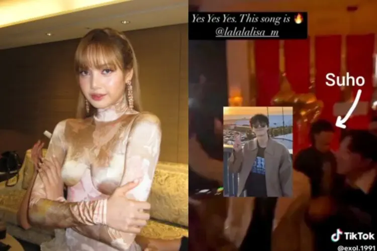 Banyak Berteman dengan Idola K-Pop, Ternyata Lisa BLACKPINK Dekat dengan Suho EXO