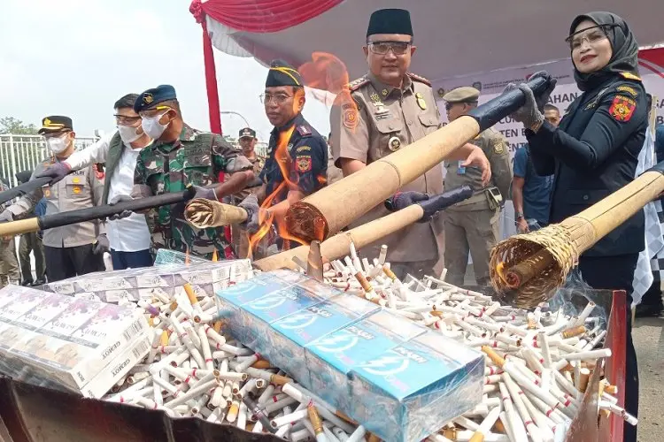 Peredaran Rokok Ilegal di Bogor Terbesar Ketiga Se-Jawa Barat