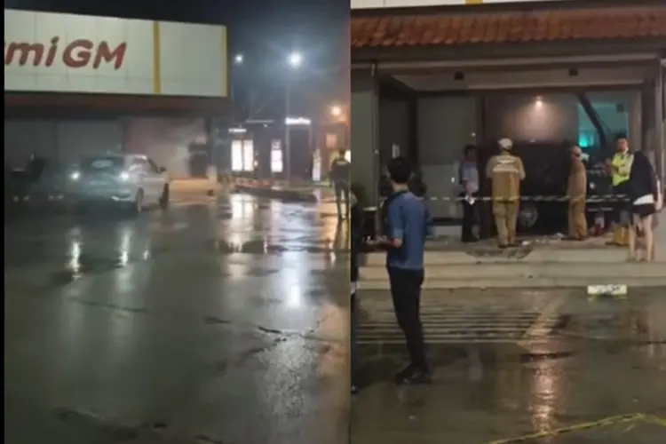 Viral Land Rover Tabrak Bakmi GM di Rest Area KM 57, Usai Mundur Tabrak Alphard