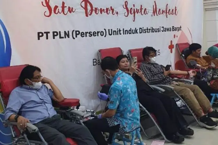 Semarak HLN ke-80, PLN UID Jabar Peduli Sesama Melalui Donor Darah