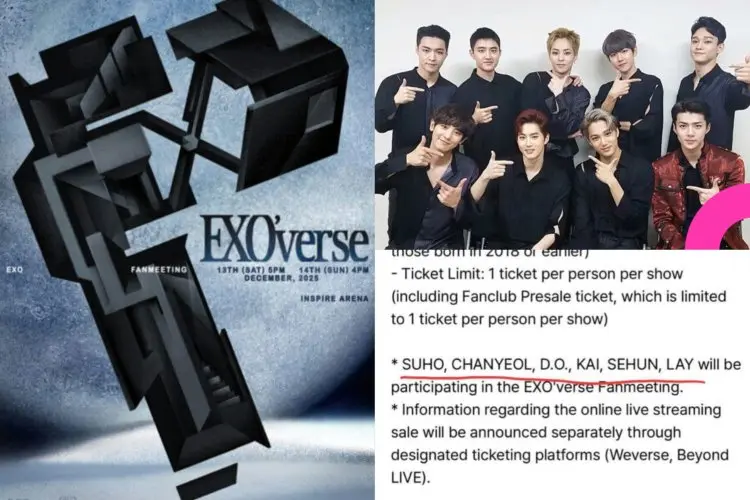EXO akan Gelar Fan Meeting Sebelum Comeback, Namun Tiga Membernya CBX Absen dari Acara