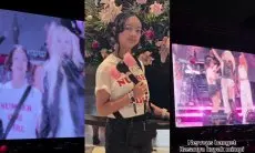 Shylo jadi Anak Paling Beruntung di Konser BLACKPINK yang Diajak Nyanyi Bareng Rose ke Atas Panggung