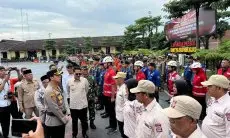 Antisipasi Bencana, Polres Cimahi Gelar Apel Siaga Bersama Forkopimda  