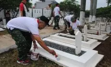 Sambut Hari Pahlawan, PPAD Gelar Kerja Bakti di TMP Dreded