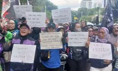 Ribuan Ojol Turun ke Jalan, URC Bergerak Tegaskan Empat Tuntutan dan Tolak Komisi 10 Persen