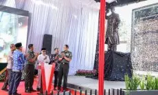 Patung Jenderal Besar Soedirman Kini Berdiri Megah di Soreang