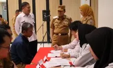 Gencar Berih-bersih dari Narkoba, Ratusan ASN Cimahi Jalani Tes Urine