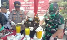 Kejari Bale Bandung Musnahkan Barang Bukti Kejahatan selama 6 Bulan Terakhir