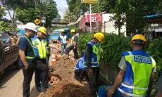 Tirta Pakuan Tingkatkan Pelayanan dengan Pasang Pipa besar, Desember Ditargetkan Selesai