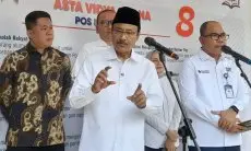 Tinjau Pendistribusian BLTS Kesra di ULBI Bandung, Mensos Target 35 Juta KPM dapat Menerima Bantuan