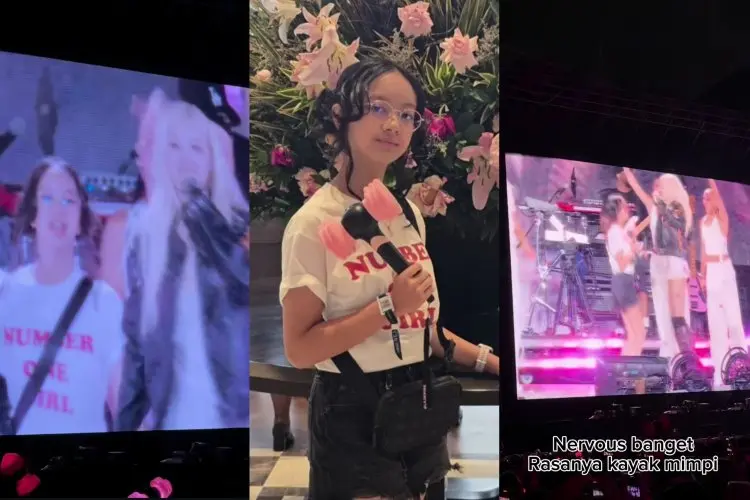 Shylo jadi Anak Paling Beruntung di Konser BLACKPINK yang Diajak Nyanyi Bareng Rose ke Atas Panggung