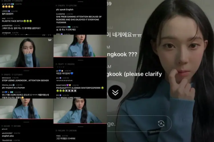 Winter aespa Dapat Banyak Komentar Kebencian saat Live Usai Dirumorkan Kencan dengan Jungkook BTS