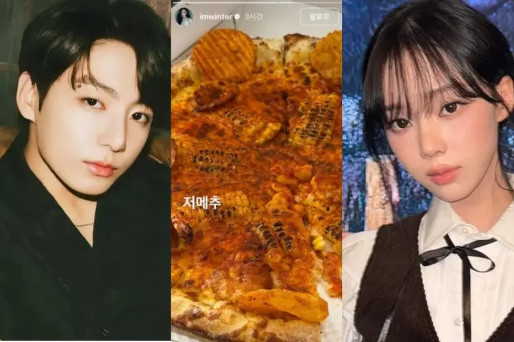 Temukan Bukti Baru Pizza, Netizen Yakin Jungkook BTS dan Winter aespa Berkencan