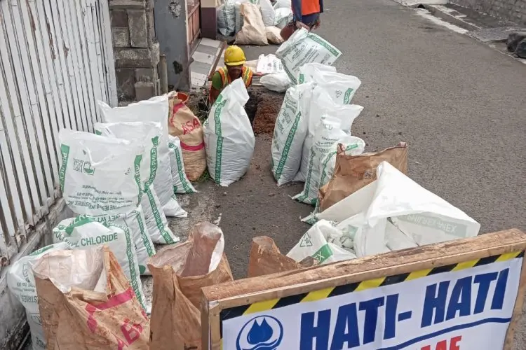 Tirta Pakuan Pasang Pipa Raksasa Perkuat Jaminan Air Mengalir 24 Jam