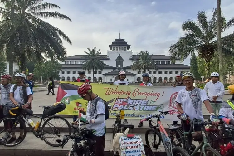 Ride for Palestine Melintas di Jawa Barat, Dukungan Publik Menguat untuk Isu Kemanusiaan di Gaza