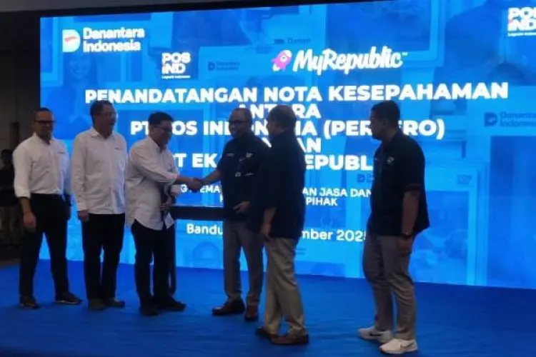 MyRepublic Indonesia dan Pos Teken MoU Perluasan Layanan Internet FWA di Luar Jawa