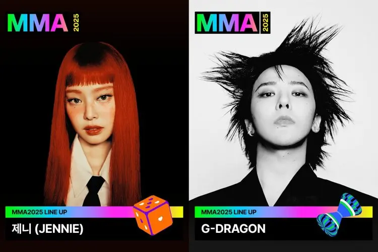 Tak hanya dengan Kai EXO, Jennie BLACKPINK juga akan Reuni dengan G-Dragon di MMA 2025