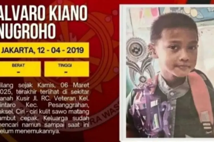 Kronologi Penemuan Jasad Alvaro, Bocah yang Hilang Selama 8 Bulan