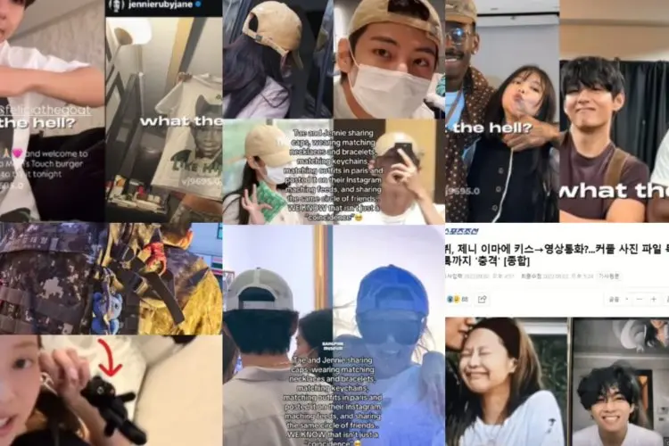 V BTS dan Jennie BLACKPINK Terus Dituduh Masih Kencan, Netizen: Blokir Mereka