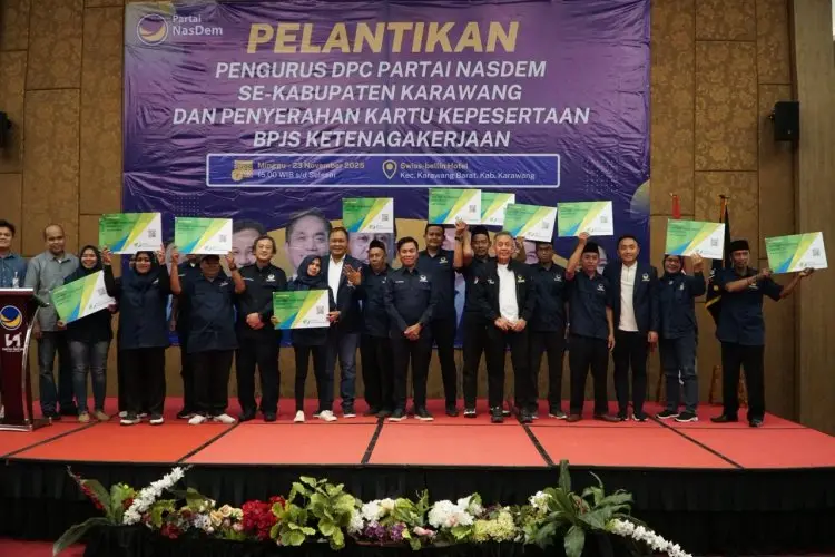 Panaskan Mesin Politik, 460 Pengurus DPC Karawang Dilantik