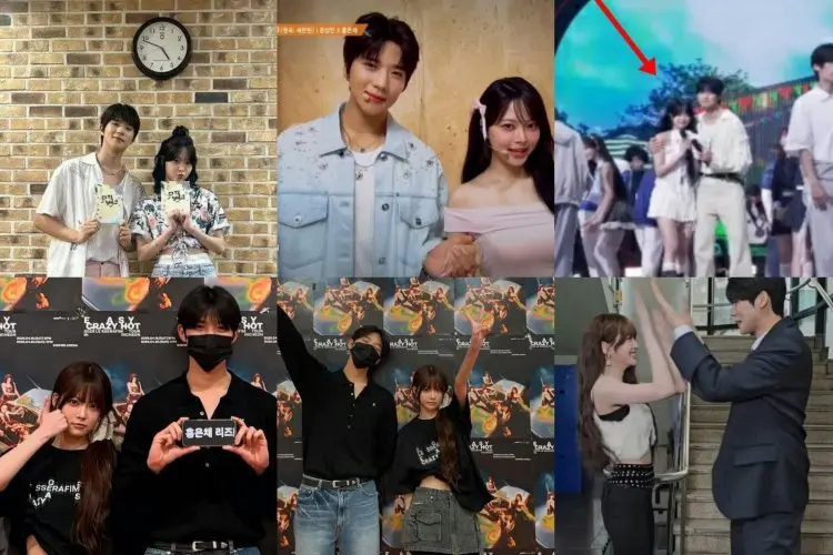 Terlihat Sangat Dekat dan Perhatian, Hong Eun Chae LE SSERAFIM dan Moon Sang Min Diduga Kencan