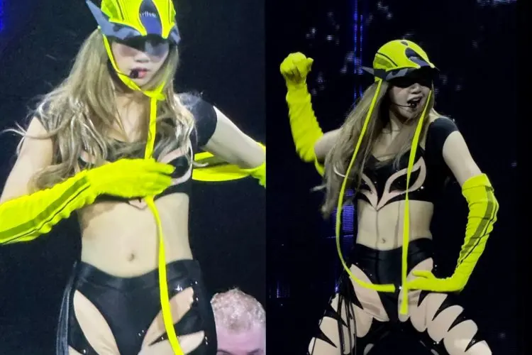 Kembali Bikin Heboh, Lisa BLACKPINK Pakai Outfit Terbuka saat Konser di Singapura