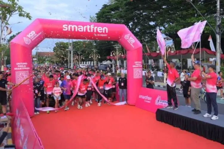 Dukung Gaya Hidup Sehat, Smartfren Fun Run 2025 Ramaikan Kebumen