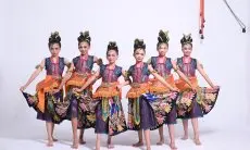 Keceriaan Anak Didik Baskara Gamada Saat Menari Nusantara