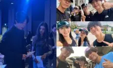 Usai Lari Bersama, Danielle NewJeans kini Terlihat Kembali Bersama Park Bo Gum