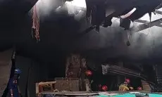 Pemadaman Kebakaran Pasar Kebon Kembang Blok CD Masih Berlangsung, 11 Unit Mobil Damkar Dikerahkan