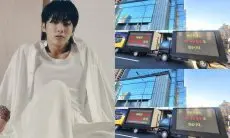 Tuntut Perlindungan Lebih Kuat untuk Jungkook BTS di Tengah Rumor Kencan Winter aespa, Penggemar Kirim Truk Protes ke HYBE