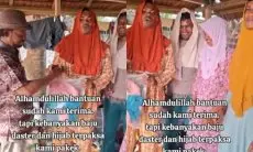 Viral! Pengungsi Pria Terpaksa Pakai Daster hingga Warga Antre BBM Menghibur Diri dengan Nyanyi Bareng