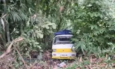 Gegara Tak Kuat Menanjak, Mobil Sayuran Terjun ke Jurang di Cisarua Bandung