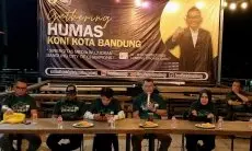 KONI Kota Bandung Perkuat Sinergi Media Lewat Gathering Humas "Bandung City of Champions"
