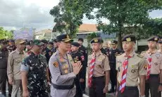 Hadapi Nataru, Polres Cimahi Terjunkan Ratusan Personel dalam Operasi Lilin Lodaya 2025
