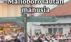 Yogyakarta Diserbu Wisatawan, Malioboro Berubah Jadi Lautan Manusia saat Akhir Pekan