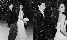 Agensi Unggah Foto Prewedding Kim Woo Bin dan Shin Min Ah di Tengah Hujan Salju Jelang Pernikahan