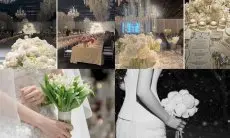 Bukan Perhiasan dan Gaun? Buket dan Dekorasi Bunga di Pernikahan Shin Min Ah jadi Sorotan
