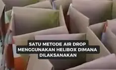 Viral Video Helibox Disebut Kosong, TNI Tegaskan Bantuan Logistik Dijatuhkan Sesuai Prosedur