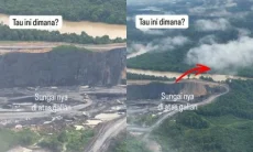 Viral Video Tambang Batu Bara Berau, Sungai Kelay Terlihat Lebih Tinggi dari Lubang Galian