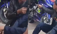 Viral Video Pria Diduga Preman Ancam Bakar Minimarket, Warga Cimanggung Sumedang Resah