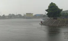 Danau Retensi Cieunteung Baleendah Jadi Spot Mancing Favorit Warga Sekitar