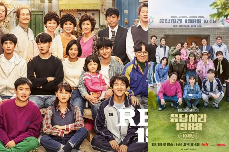Ryu Jun Yeon Tak Terlihat di Foto, Para Pemain Drama 'Replay 1988' Rayakan 10 Tahun Anniversary