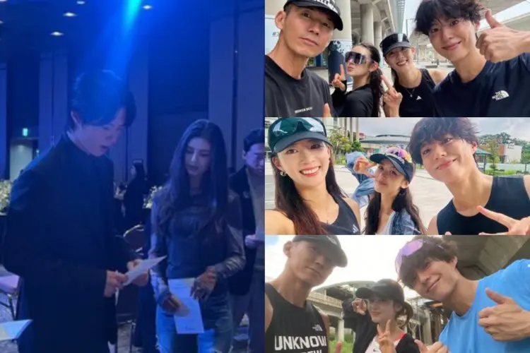 Usai Lari Bersama, Danielle NewJeans kini Terlihat Kembali Bersama Park Bo Gum