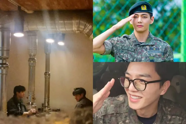 Jadi Bestie Selama Wajib Militer, Song Kang dan V BTS kini Terlihat Makan Bareng di Restoran BBQ