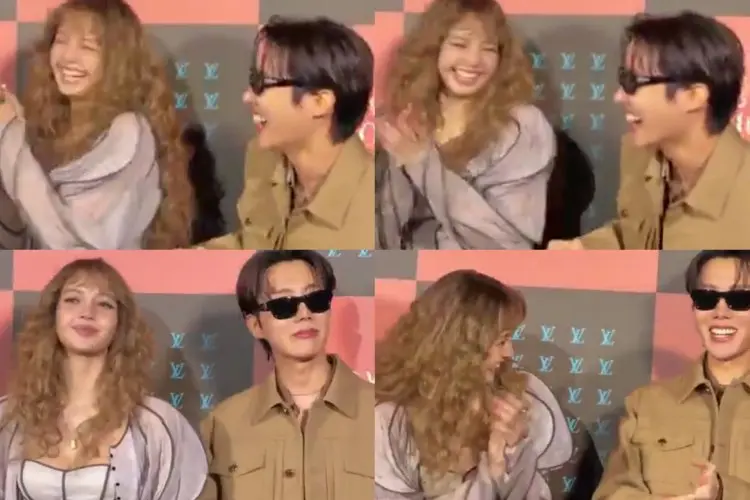 Interaksi Tak Terduga Antara Lisa BLACKPINK dan J-Hope BTS di Acara LV Buat Penggemar K-Pop Heboh
