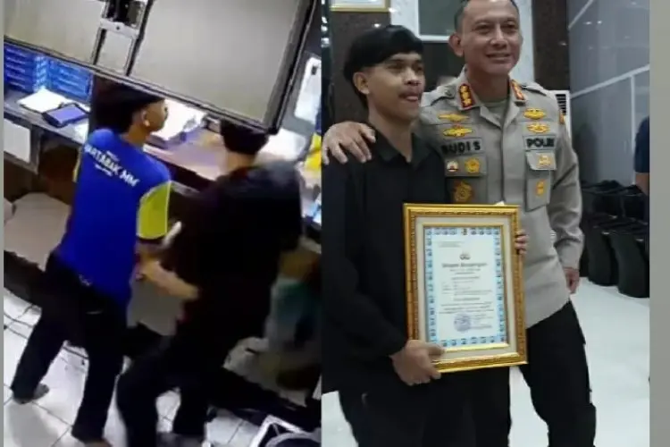 Viral Lawan Pelaku Bersajam, Pedagang Martabak Bandung Diganjar Penghargaan
