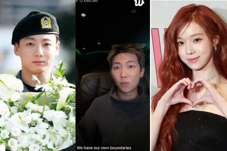 Begini Tanggapan RM BTS Soal Rumor Kencan Jungkook dan Winter aespa Jelang Comeback Grup